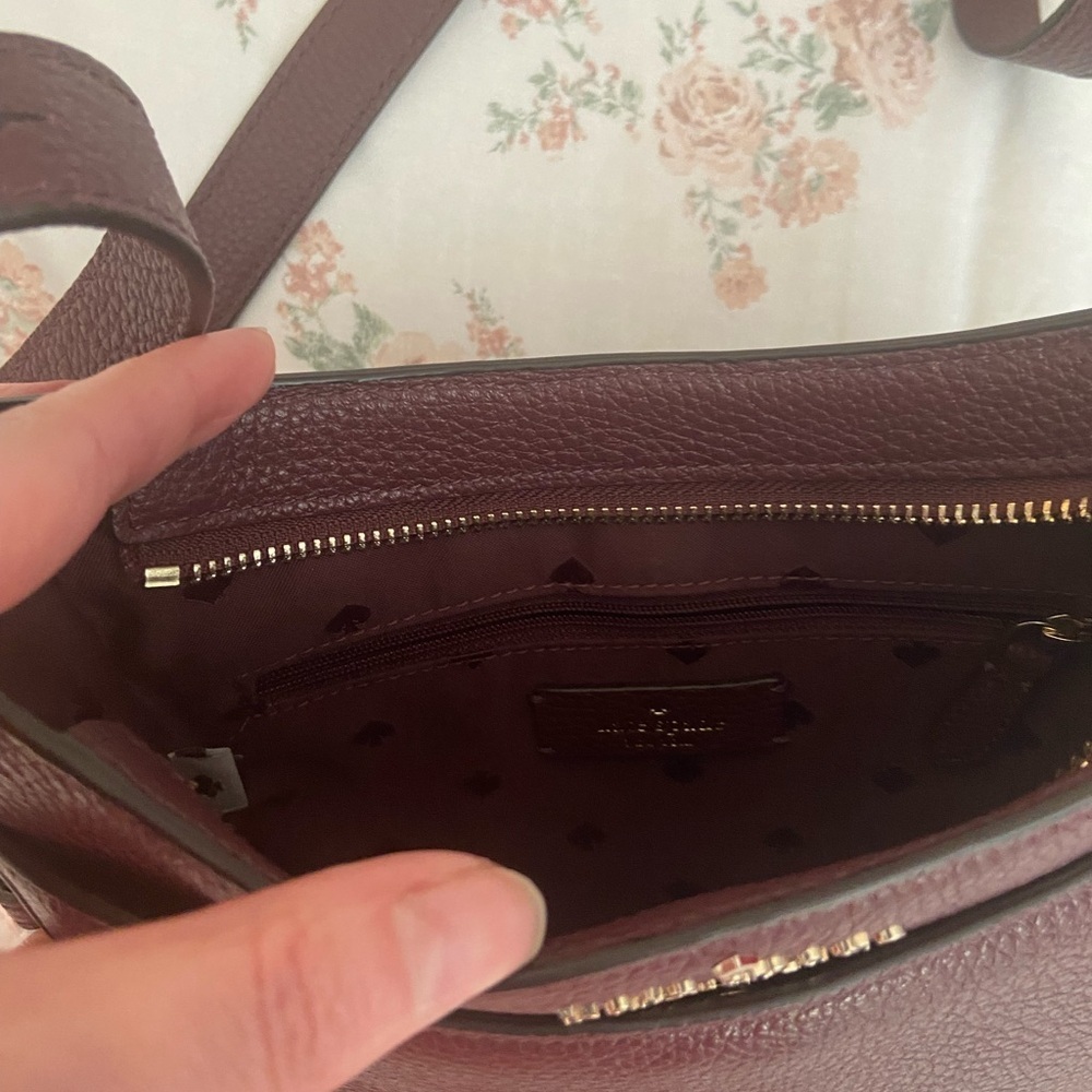 KATE SPADE DARK RED CROSSBODY BAG - Picture 6 of 6